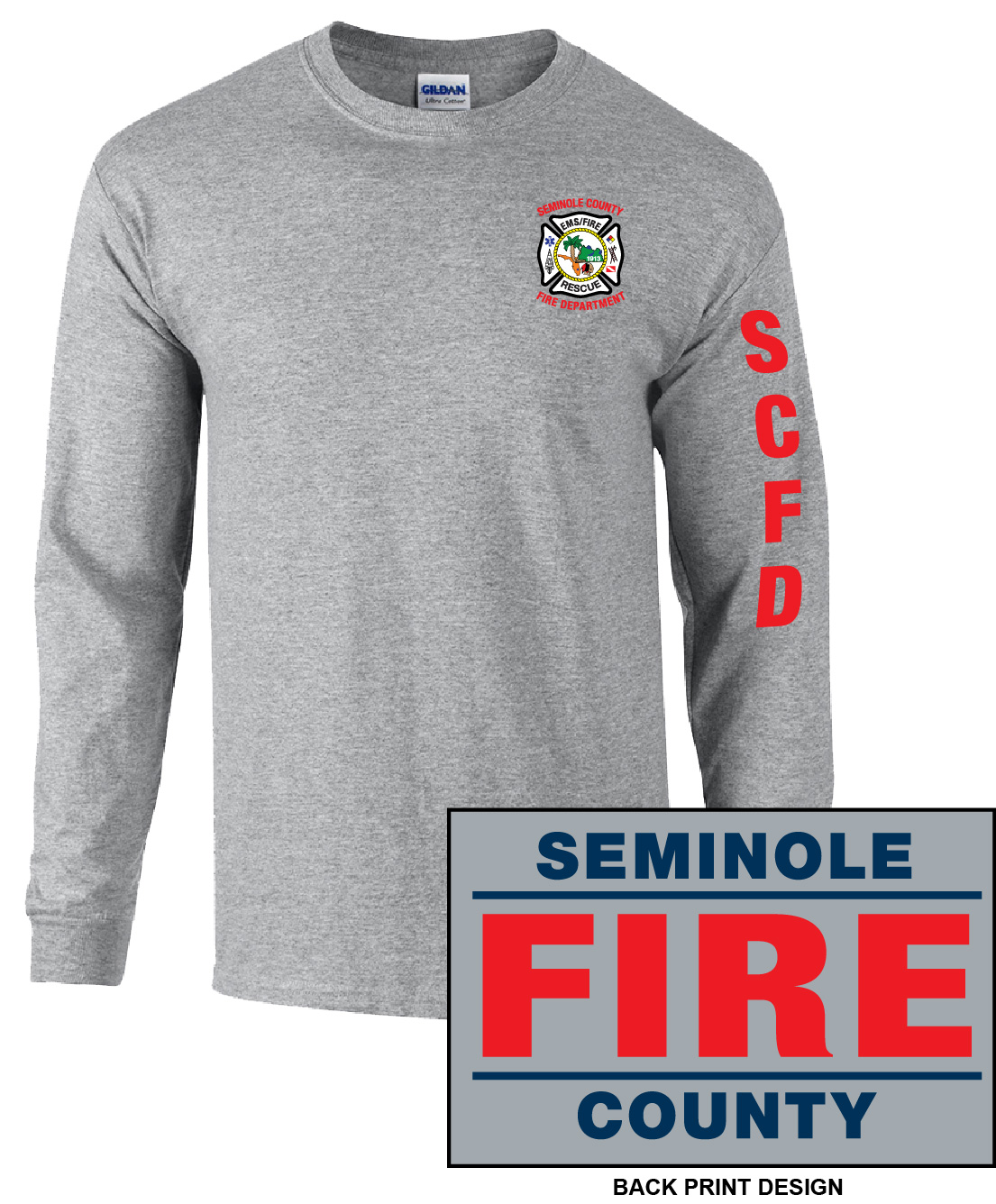 Long Sleeve T-Shirt, Gray